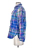 J.Crew 100% Cotton Plaid Blue Long Sleeve Button-Down Shirt Size 4 - photo 5