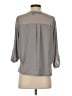 DKNY Jeans 100% Polyester Gray 3/4 Sleeve Blouse Size S - photo 2