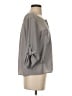 DKNY Jeans 100% Polyester Gray 3/4 Sleeve Blouse Size S - photo 4