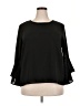 Pixley Black 3/4 Sleeve Blouse Size XXL - photo 1