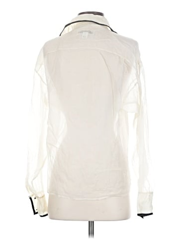 Linda Allard Ellen Tracy Long Sleeve Silk Top (view 2)