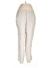 Old Navy Solid Ivory Linen Pants Size L - photo 1