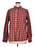 Gap Outlet 100% Cotton Plaid Orange Long Sleeve Button-Down Shirt Size XL - photo 1