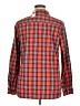Gap Outlet 100% Cotton Plaid Orange Long Sleeve Button-Down Shirt Size XL - photo 2