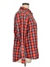 Gap Outlet 100% Cotton Plaid Orange Long Sleeve Button-Down Shirt Size XL - photo 4