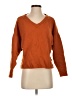 Paige Solid Orange Pullover Sweater Size S - photo 1