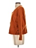 Paige Solid Orange Pullover Sweater Size S - photo 5