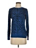 MICHAEL Michael Kors Animal Print Blue Pullover Sweater Size XS - photo 1
