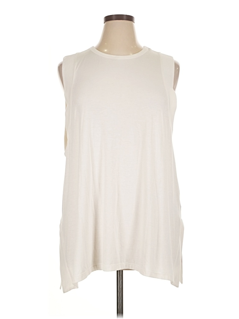 Pre-owned Active By Old Navy Sleeveless T-shirt In White