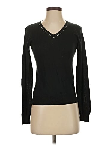 Agnes B. Silk Pullover Sweater (view 1)