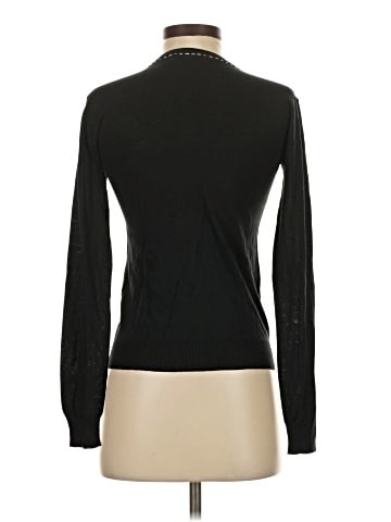 Agnes B. Silk Pullover Sweater (view 2)