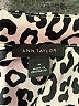 Ann Taylor 100% Polyester Animal Print Silver Long Sleeve Blouse Size M - photo 7