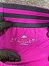 Adidas 100% Polyester Color Block Purple Athletic Shorts Size S - photo 3