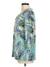 Cappagallo Teal 3/4 Sleeve Blouse Size M - photo 5