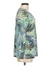 Cappagallo Teal 3/4 Sleeve Blouse Size M - photo 4