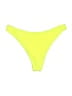 Shein Solid Yellow Swimsuit Bottoms Size M - photo 2