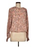 Evereve 100% Polyester Paisley Orange Long Sleeve Blouse Size M - photo 1