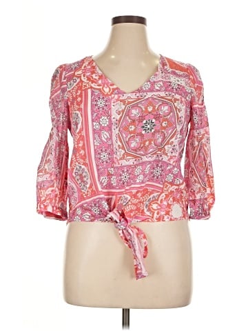 Willi Smith 3/4 Sleeve Blouse (view 1)