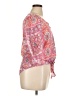 Willi Smith 100% Polyester Pink 3/4 Sleeve Blouse Size XL - photo 4