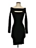 Love Always Solid Black Cocktail Dress Size M - photo 1
