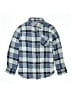 Wrangler Jeans Co 100% Cotton Plaid Blue Long Sleeve Button-Down Shirt Size 8 - photo 1