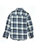 Wrangler Jeans Co 100% Cotton Plaid Blue Long Sleeve Button-Down Shirt Size 8 - photo 2