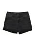 Vanilla Star Solid Black Denim Shorts Size 5 - photo 1