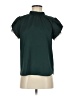 J.Crew 100% Polyester Green Short Sleeve Blouse Size XS - photo 1