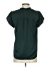 J.Crew 100% Polyester Green Short Sleeve Blouse Size XS - photo 2
