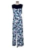 Vince Camuto Print Blue Jumpsuit Size M - photo 2