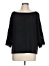 Easywear by Chico's 100% Polyester Black 3/4 Sleeve Blouse Size Lg (2) - photo 1