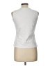 Adrienne Vittadini White Sleeveless Top Size L - photo 2