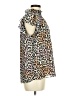 Sugarlips 100% Polyester Animal Print Brown Sleeveless Blouse Size M - photo 4