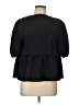 Shein 100% Polyester Black 3/4 Sleeve Blouse Size 12 - photo 1
