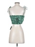 Lulus 100% Polyester Green Sleeveless Top Size S - photo 2