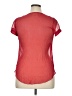 L'Agence Red Short Sleeve Blouse Size XL (4) - photo 2