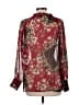 RD & KoKo Paisley Burgundy Long Sleeve Blouse Size L - photo 2