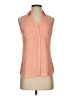 Express Outlet 100% Polyester Orange Sleeveless Blouse Size XS - photo 1