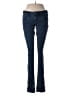 Free People 100% Spandex Hearts Blue Jeans Size 28 waist - photo 1