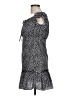 CBR Polka Dots Black Casual Dress Size L - photo 5