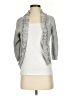 Tabitha 100% Cotton Gray Cardigan Size S - photo 1