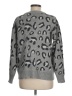 Kendall & Kylie Animal Print Gray Pullover Sweater Size M - photo 2