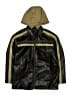 Assorted Brands 100% Polyester Green Brown Faux Leather Jacket Size 8 - photo 1