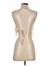 Shein 100% Polyester Tan Sleeveless Top Size 4 - photo 2