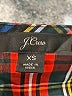 J.Crew 100% Cotton Blue Black 3/4 Sleeve Blouse Size XS - photo 7