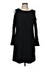 DKNY Solid Black Casual Dress Size 6 - photo 1