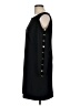 DKNY Solid Black Casual Dress Size 6 - photo 5