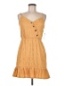 City Studio Yellow Casual Dress Size M - photo 1