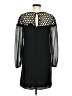 Laundry by Shelli Segal 100% Polyester Black Cocktail Dress Size 6 - photo 2
