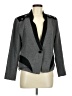 Hazel Chevron-herringbone Gray Wool Blazer Size M - photo 1